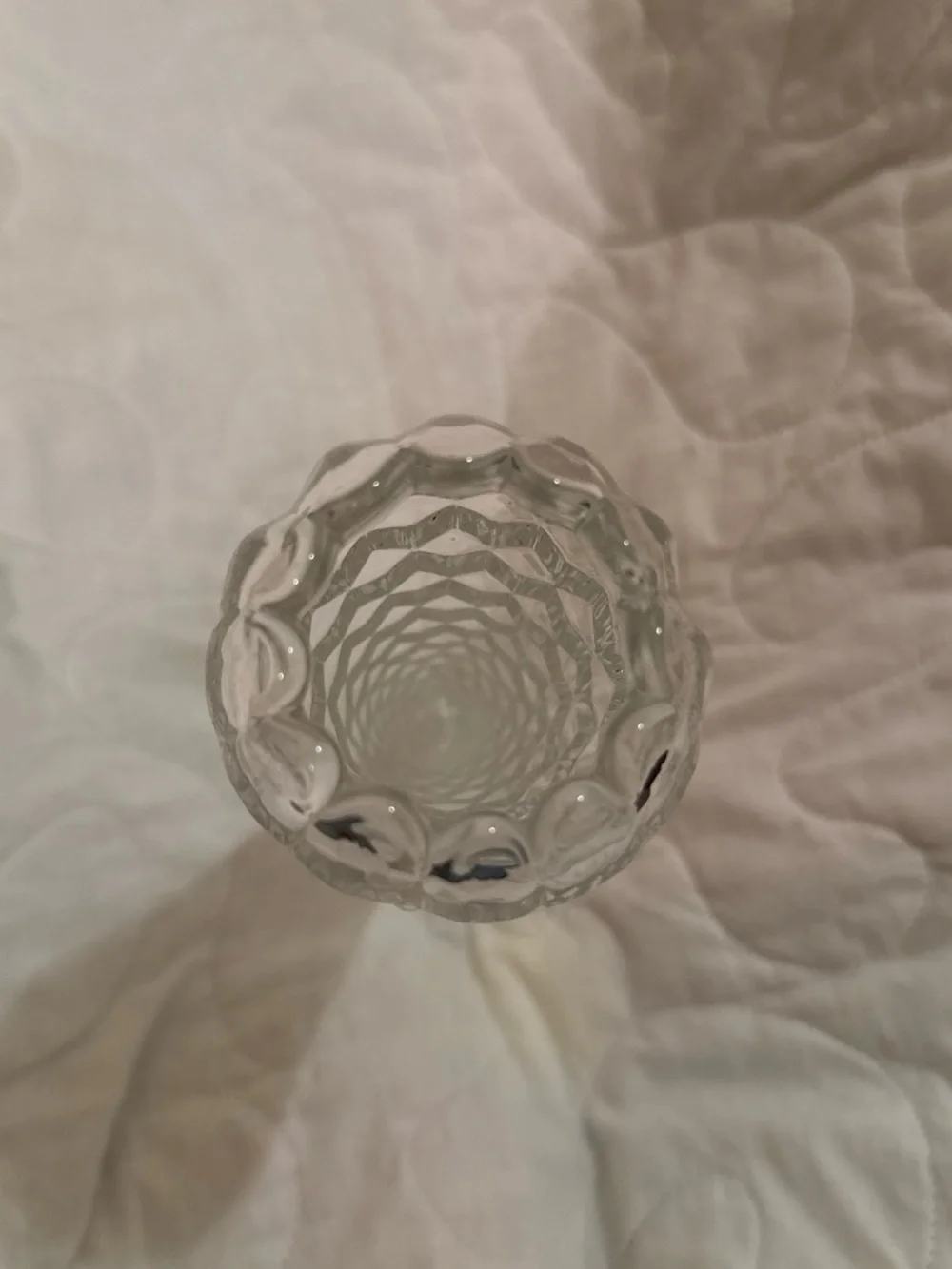 Vintage 1950s fostoria crystal bud vase